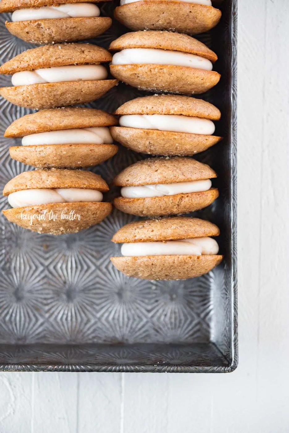 Apple Cider Whoopie Pies with Caramel Cream Cheese Frosting | All Images © Sovuh, LLC