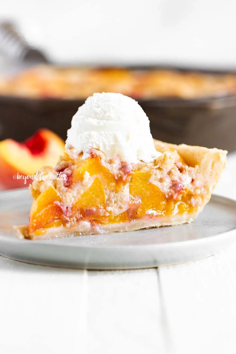 Brown Sugar Peach Crumble Pie Recipe | All Images © Sovuh, LLC