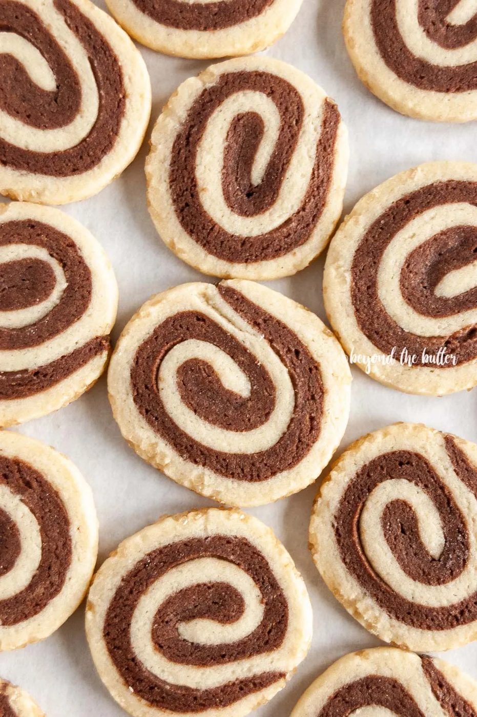 Close up image of Chocolate Pinwheel Cookies | All images © Sovuh