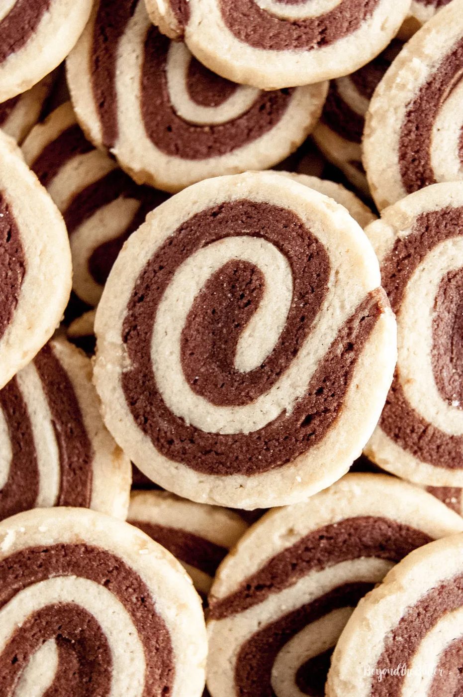 Chocolate Pinwheel Cookies from the kitchen