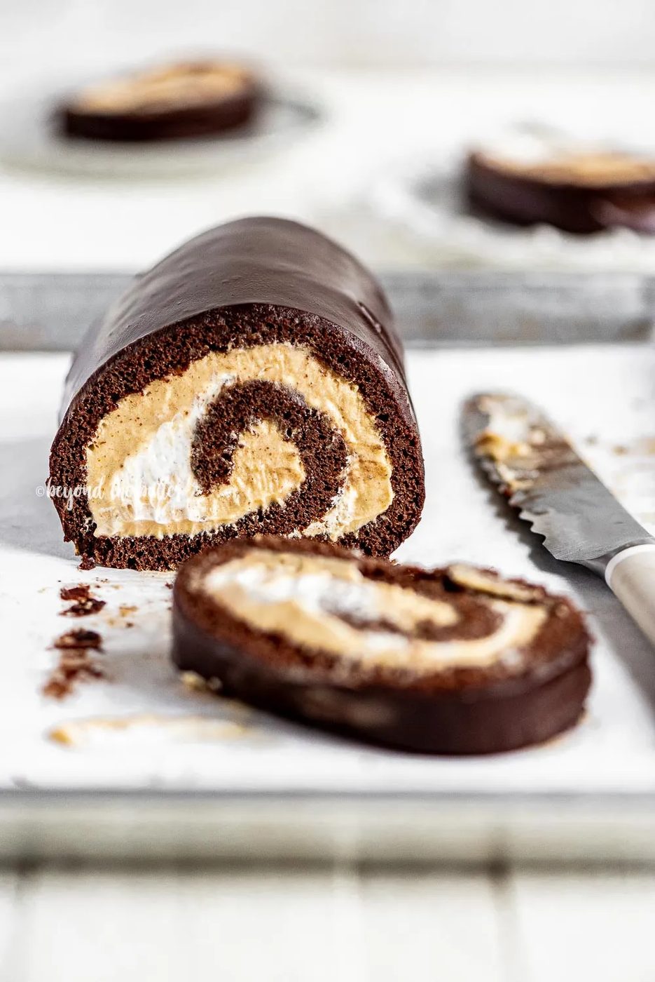 The Best Chocolate Pumpkin Cake Roll | All Images © Sovuh, LLC