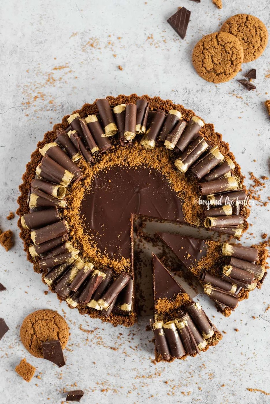 Dark Chocolate Gingersnap Tart recipe | All Images © Sovuh, LLC