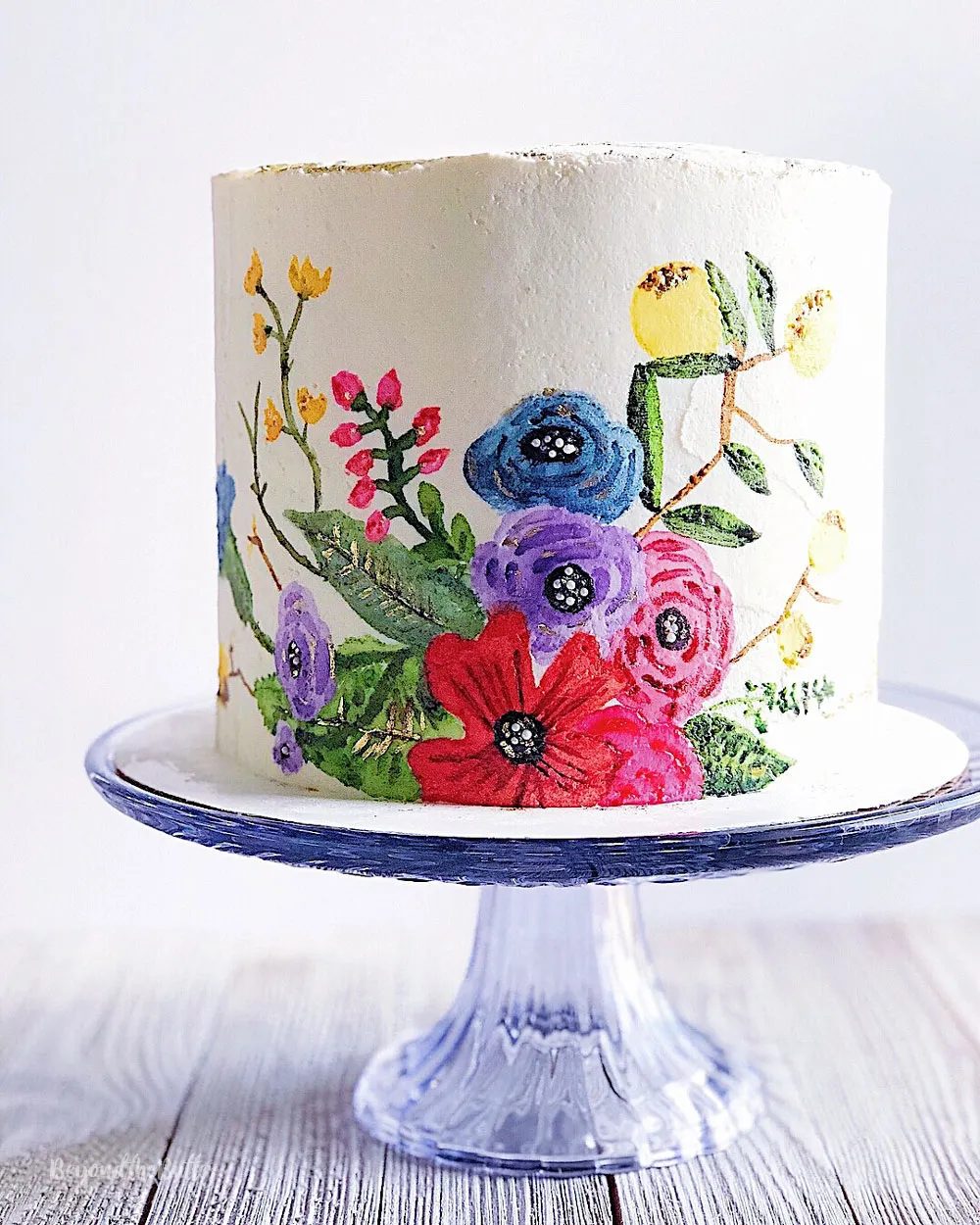 How to Paint on a Buttercream Cake | Image Credit: Sovuh, LLC