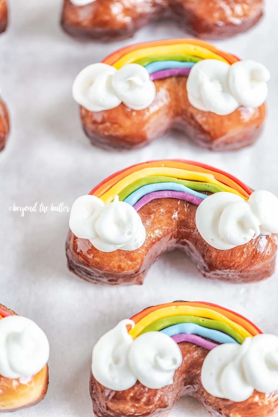 Overhead image of house-made Rainbow Donuts | All Images © Sovuh, LLC