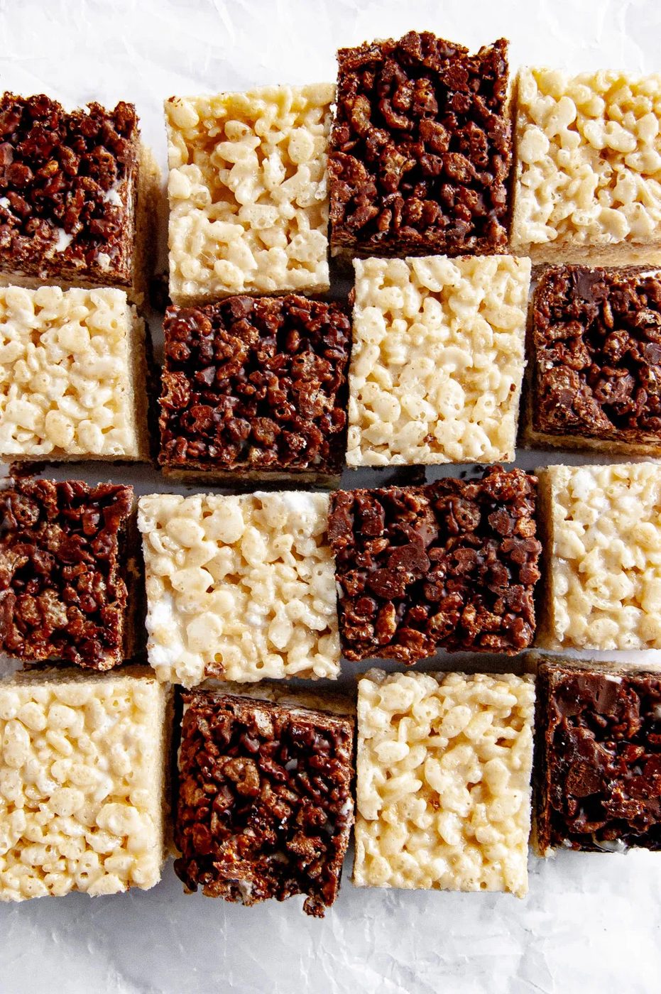 Chocolate-Vanilla Layered Rice Krispie Treats | All Images © Sovuh, LLC