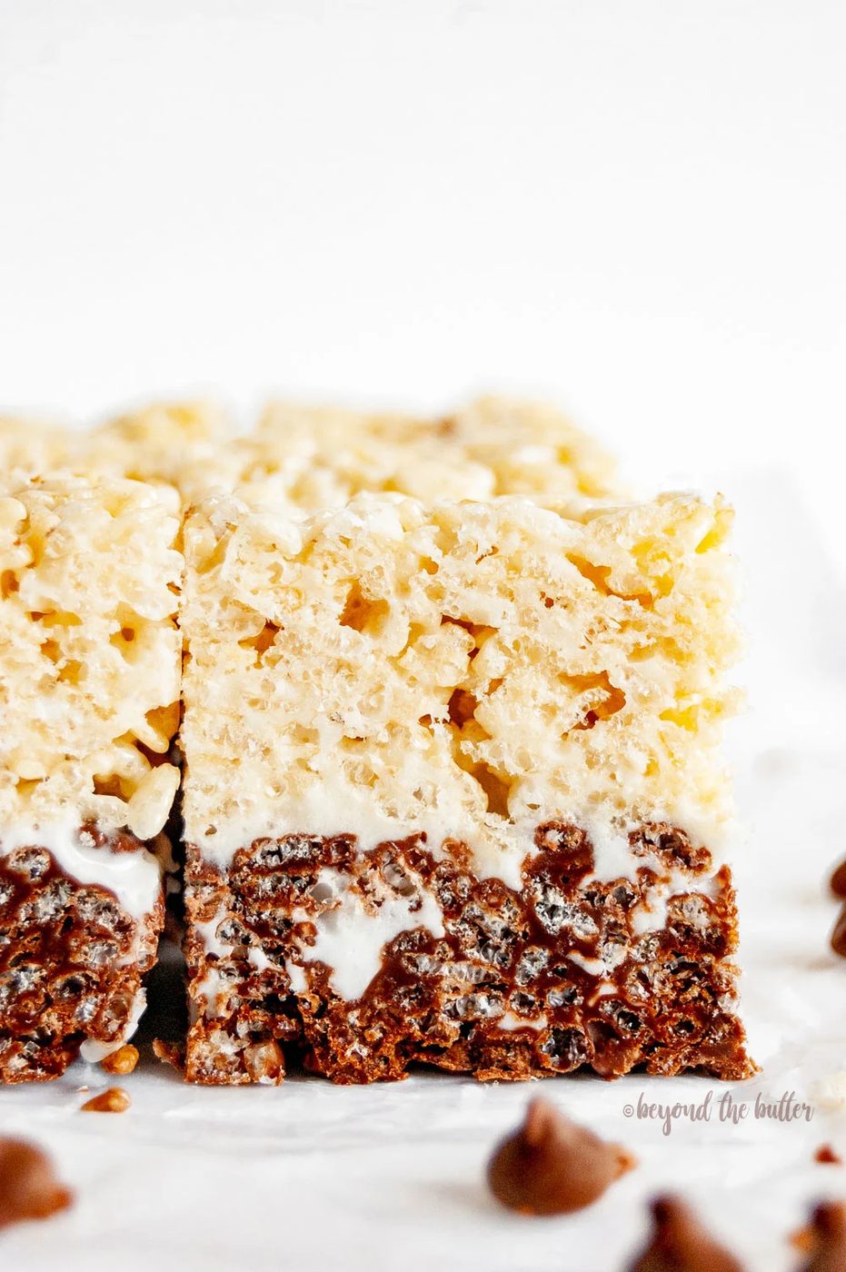 Chocolate-Vanilla Layered Rice Krispie Treats | All Images © Sovuh, LLC