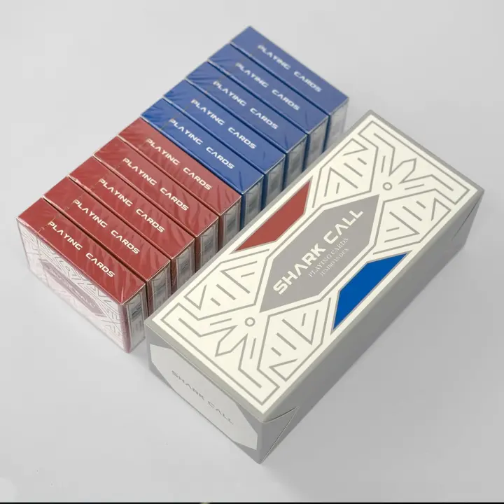100% PVC Plastic Playing Cards — 10-Deck Poker Set