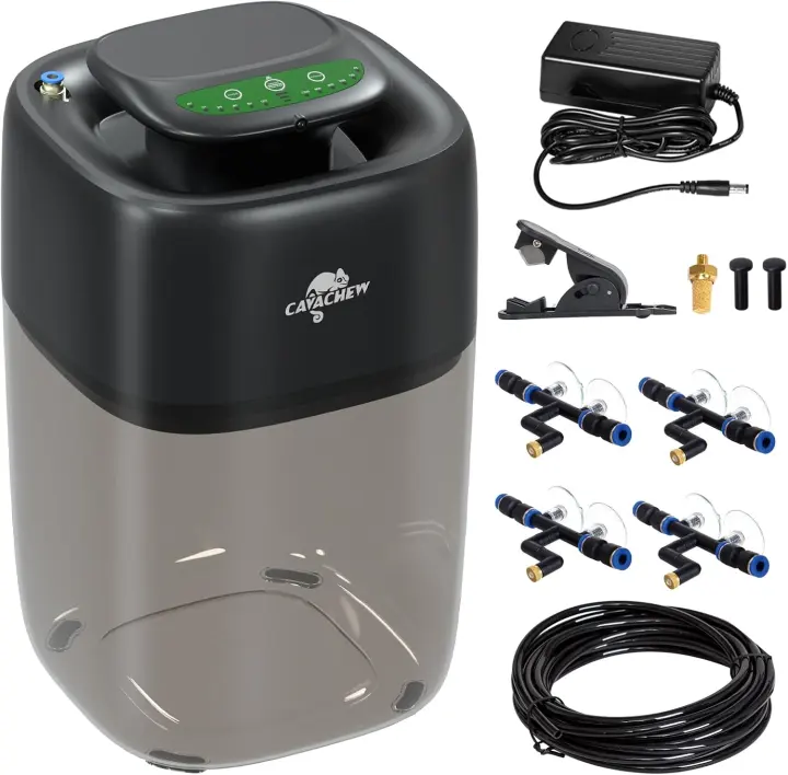 10L Reptile Misting System with Timer & 4 Adjustable Nozzles