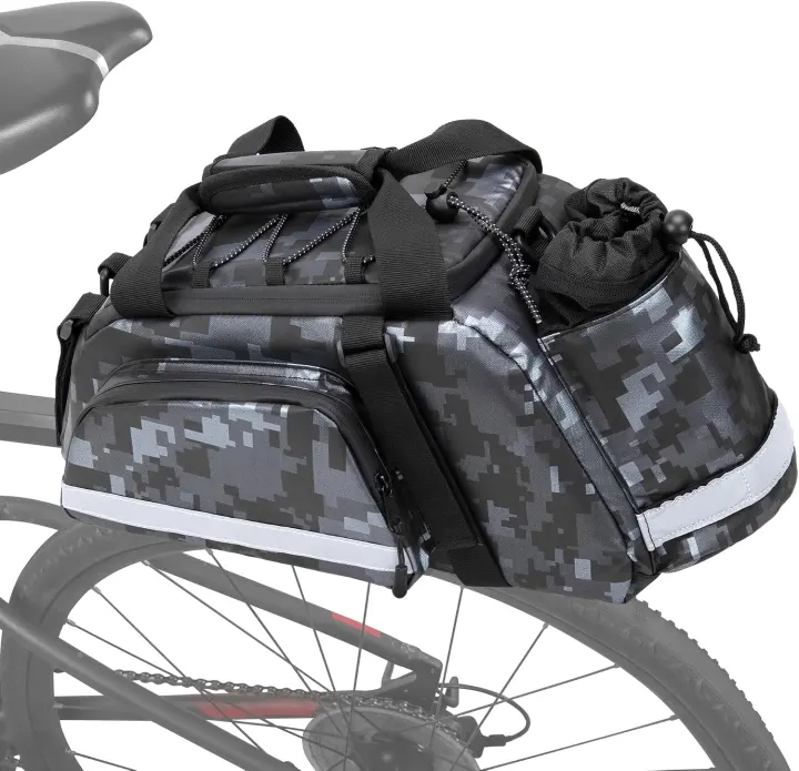 12L Bike Rear Rack Cooler and Pannier Bag for Bicycles