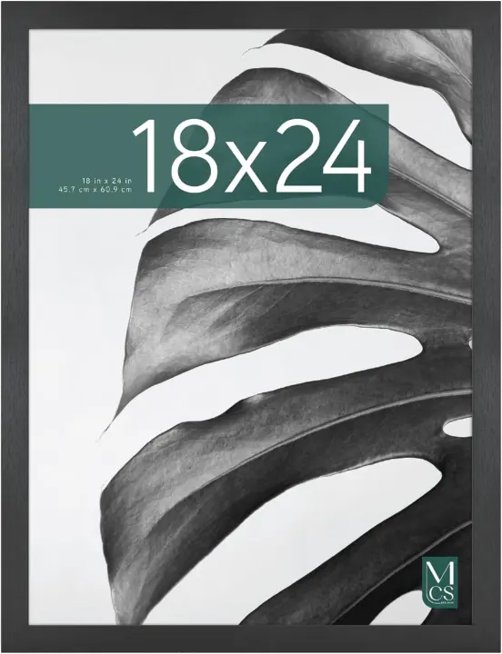 18x24 Black Woodgrain Poster Frame — 1-Pack Wall Frame
