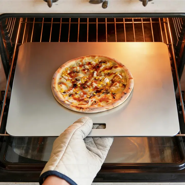 22 x 16 x 1/4 in Pizza Baking Steel for Oven & Grill — Fast Heating