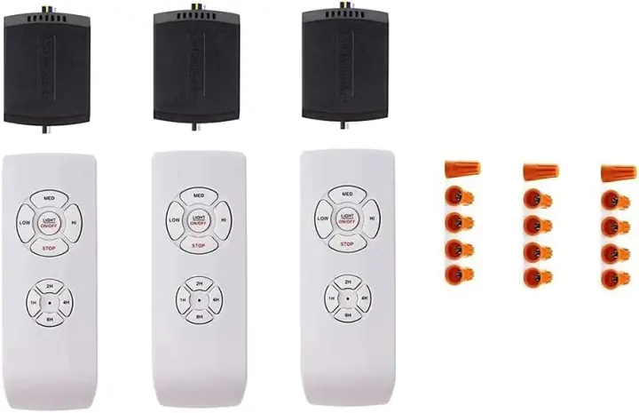 3-Pack Universal Ceiling Fan Remote Control Kit for Hampton Bay & Hunter