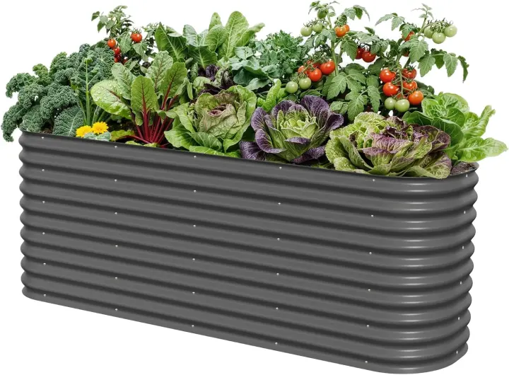 32" Extra-Tall Metal Raised Garden Bed Kit — 32 in High Planter