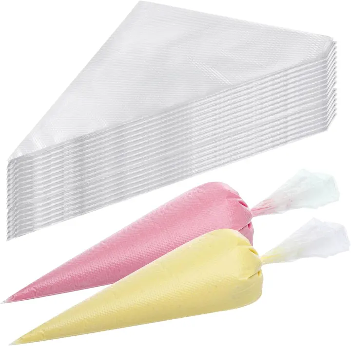400-Pack 12" Disposable Piping Bags — Tipless Pastry Bags
