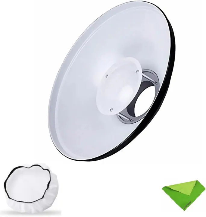42cm (16.5") White Beauty Dish with Bowens Mount — Light Modifier