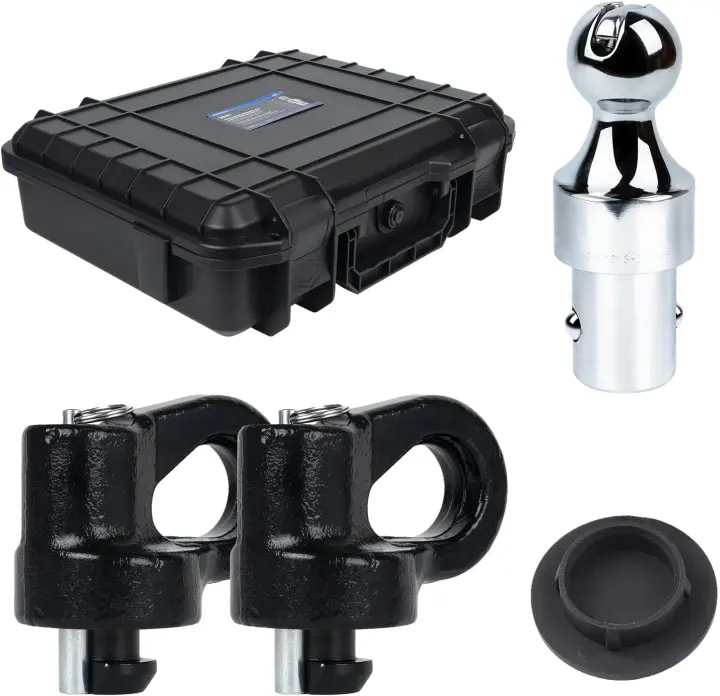 60692 38K Gooseneck Hitch Ball Kit — Upgraded for Ford/GM Puck Systems