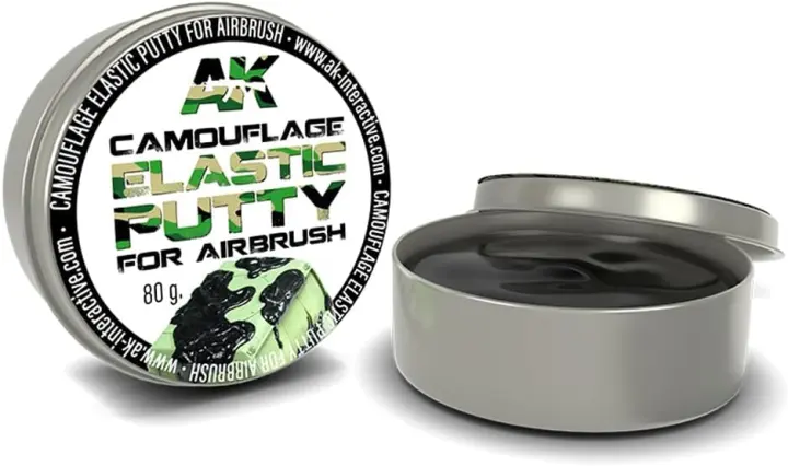 AK Tools Camouflage Elastic Putty (80g) — Reusable Masking Putty