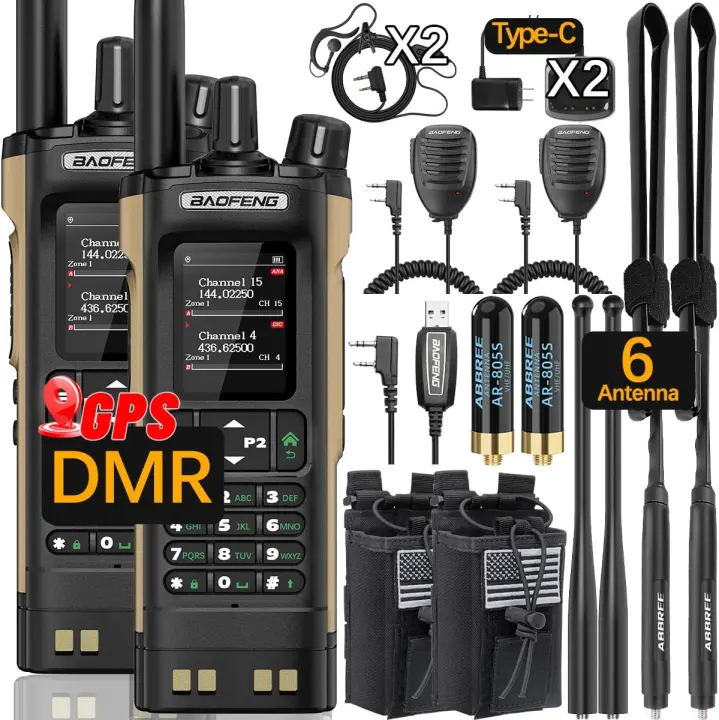 BAOFENG DM32 10W DMR Handheld Radio — Dual-Band GPS Walkie-Talkie