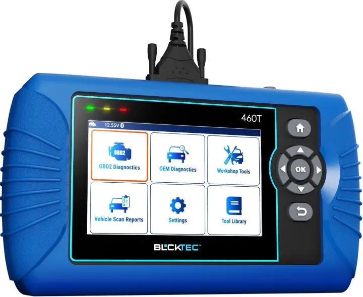 BLCKTEC 460T OBD2 Car Scanner — Code Reader with 12+ Service Resets