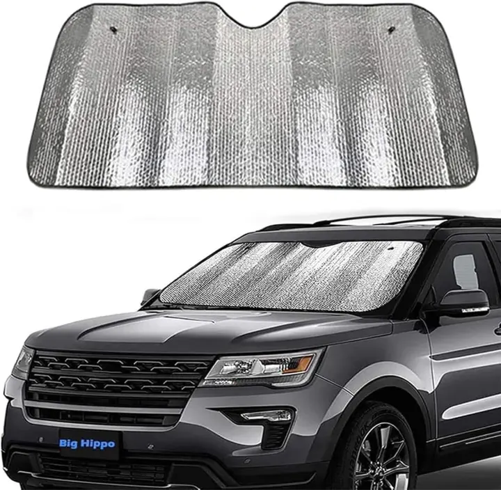 Car Windshield Sun Shade — Jumbo/Standard Reflective Front Sunshade