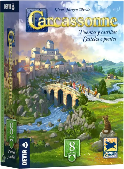 Carcassonne Expansion — Bridges & Castles: Tiles, Bridges & Tokens