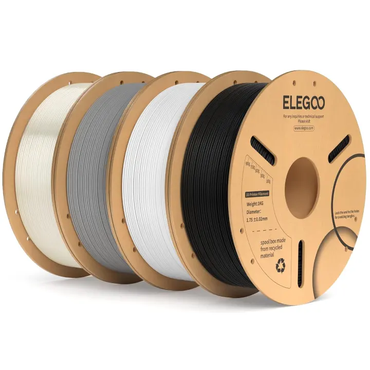 ELEGOO PLA Plus 1.75mm Filament — 4KG Assorted Colors