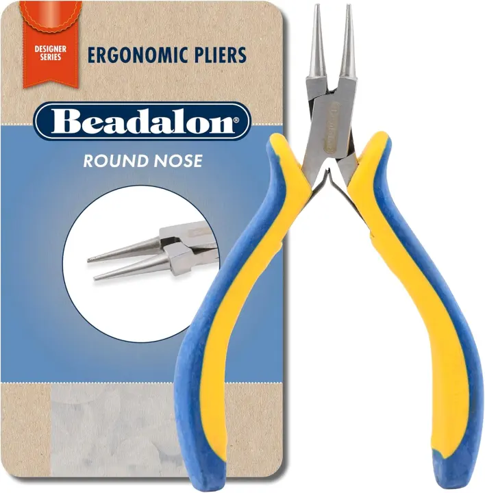 Ergonomic Round-Nose Jewelry Pliers — 5.25 in Precision Tool