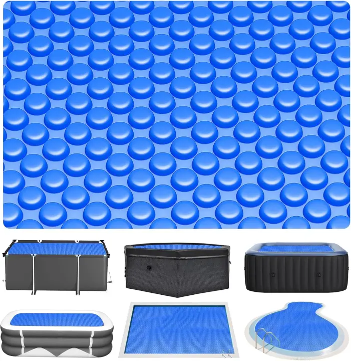 Evoio Solar Bubble Pool Cover — Rectangular 12 x 24 ft