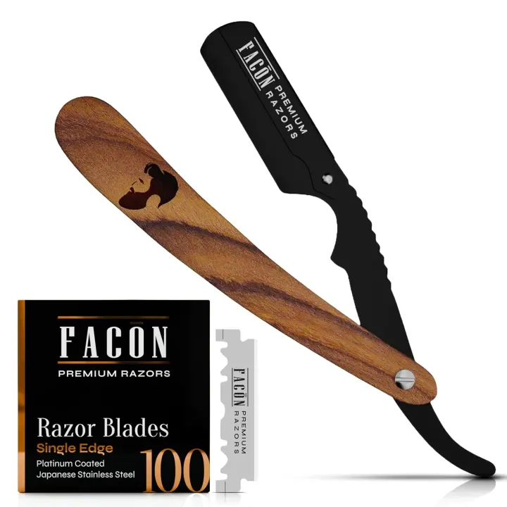 Facón Straight Razor Kit — Professional Straight-Edge Shaving Set