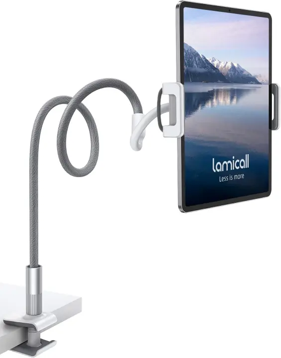 Gooseneck Tablet Holder — Flexible Arm Tablet Stand
