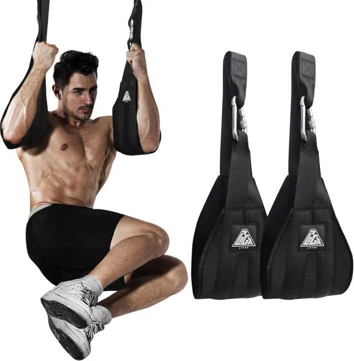 Hanging Ab Straps for Pull-Up Bar — Sling Support for Knee & Leg Raises