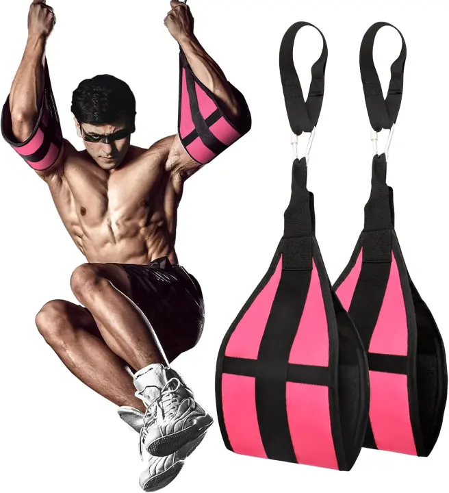 Hanging Ab Straps for Pull-Up Bars — Sling Support for Knee & Leg Raises