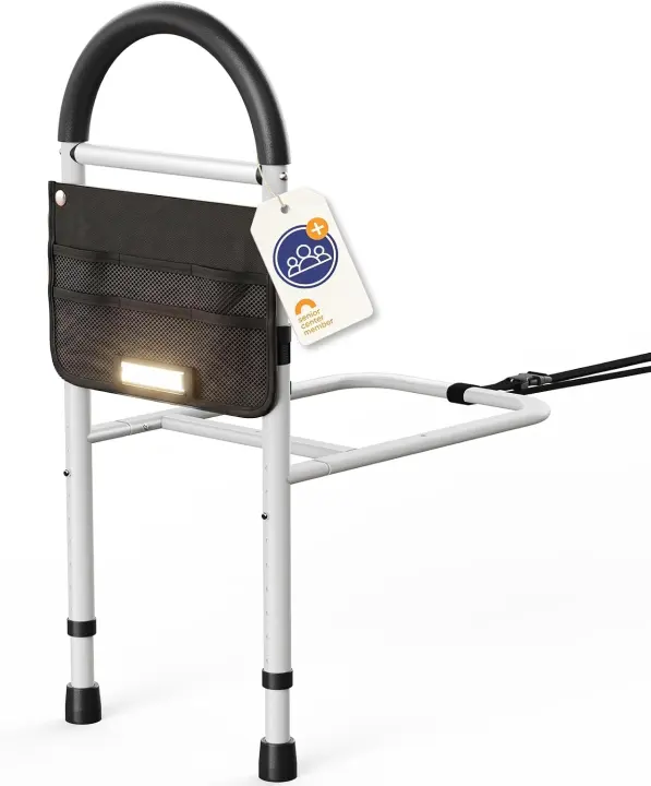 HOMENURSE B70 Adjustable Bed Rail with Motion Sensor Light