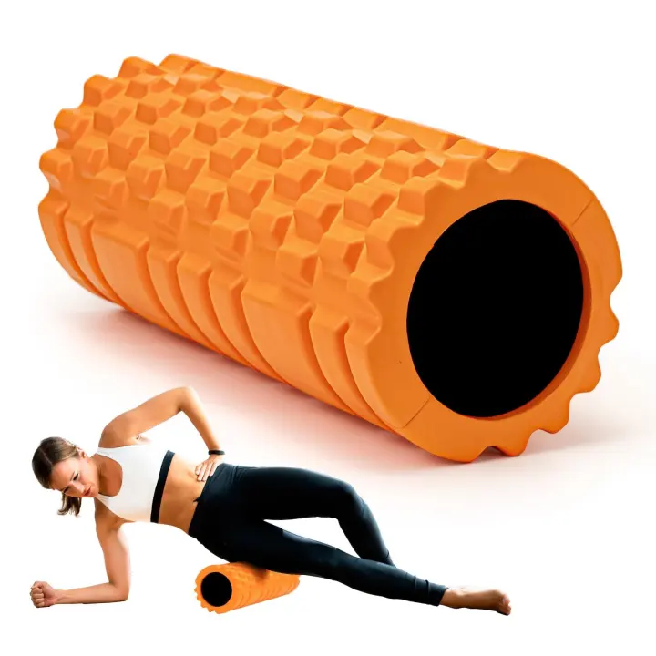 Krightlink 13-inch High-Density Textured Foam Roller for Deep Muscle Massage