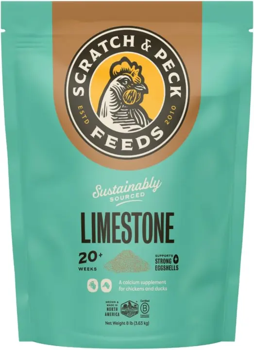 Limestone Calcium Supplement for Laying Chickens & Ducks — 8 lb Pouch
