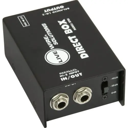 Livewire SPDI Passive DI Box with Variable Attenuation