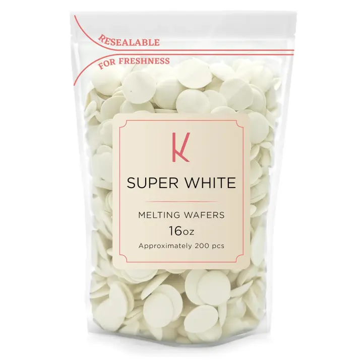 Melting Chocolate Wafers — 1 lb Super White Resealable Bag