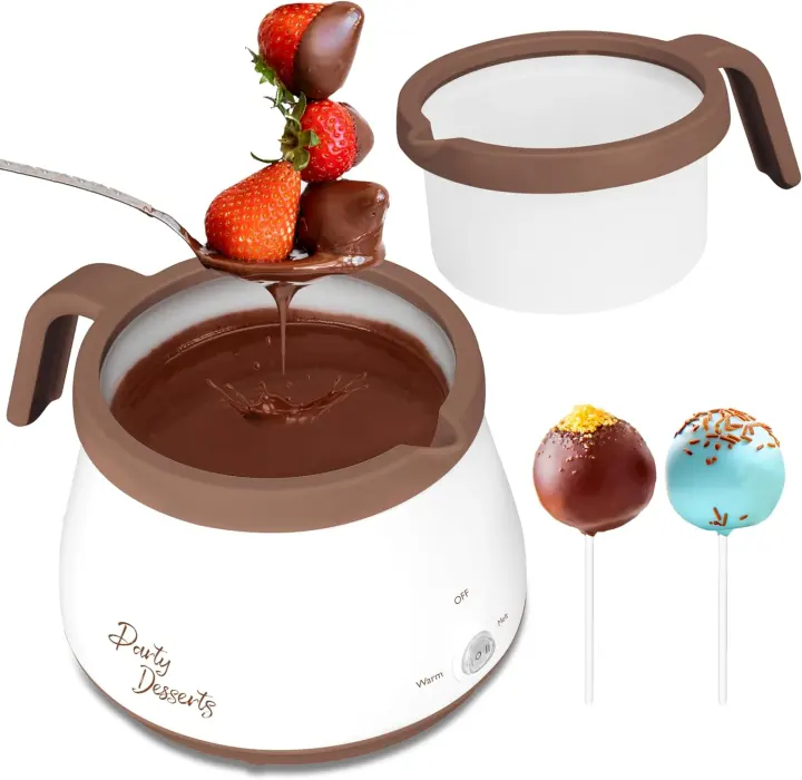 Mini Electric Candy & Chocolate Melting Pot — 1-Cup Fondue Melter