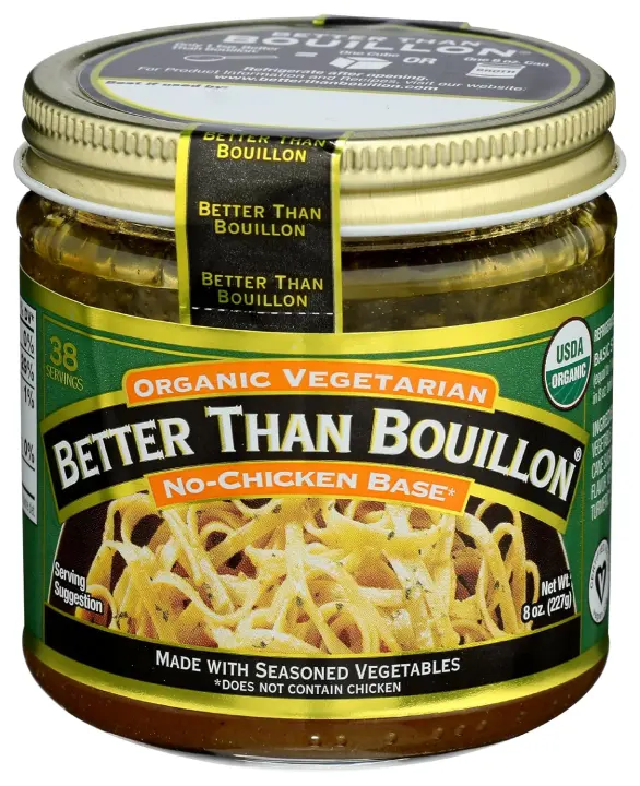 Organic Vegetarian 'No Chicken' Spoonable Base — 8 oz Jar