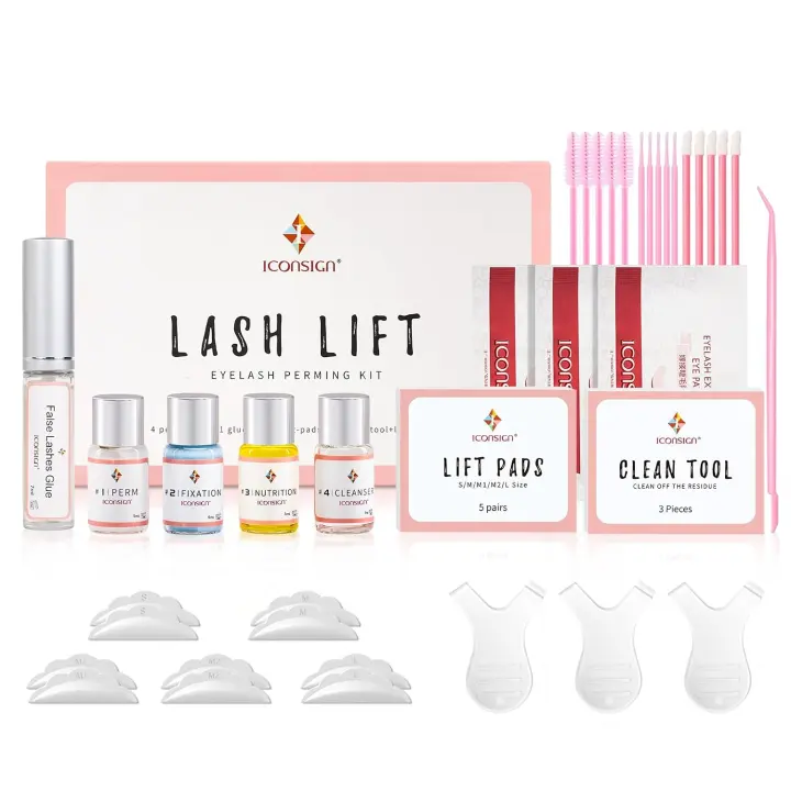 Professional Lash Lift Kit — Semi-Permanent Eyelash Perm Set (Version B)