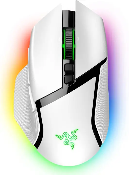 Razer Basilisk V3 Pro Wireless Ergonomic Gaming Mouse — White