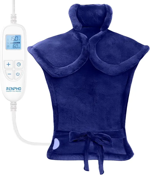 RENPHO Large Electric Heating Pad for Back, Neck & Shoulders