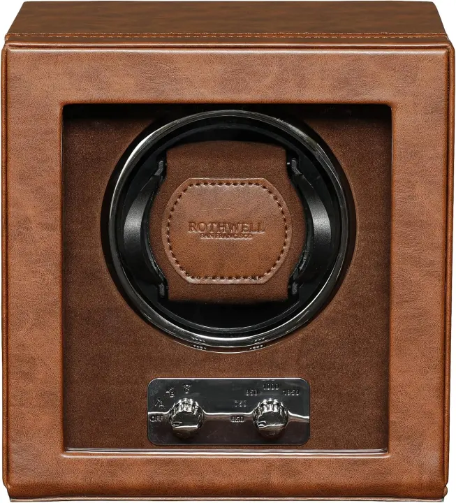 ROTHWELL Single Watch Winder — Quiet Motor & Multiple Speed Modes