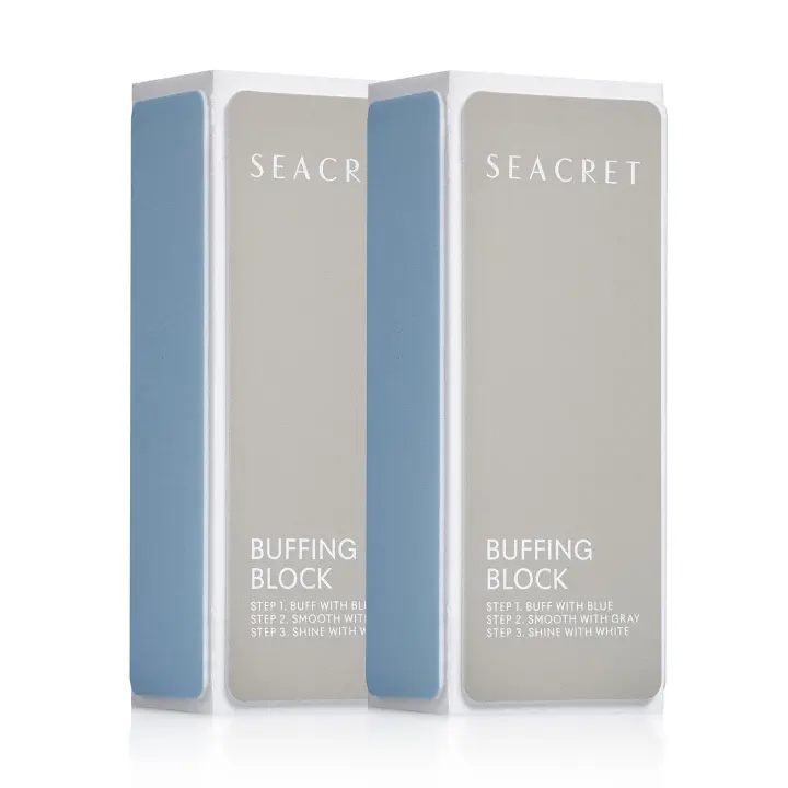 SEACRET Nail Buffer Block — 3-Step Nail Buffering Tool