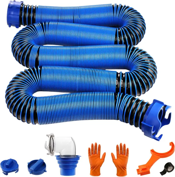 SheeChung 20 ft RV Sewer Hose Kit — Heavy-Duty RV Waste Hose