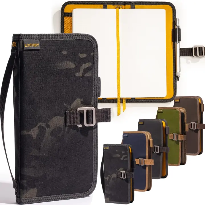 Voyager Field Journal — Waxed Canvas Travel Notebook Cover