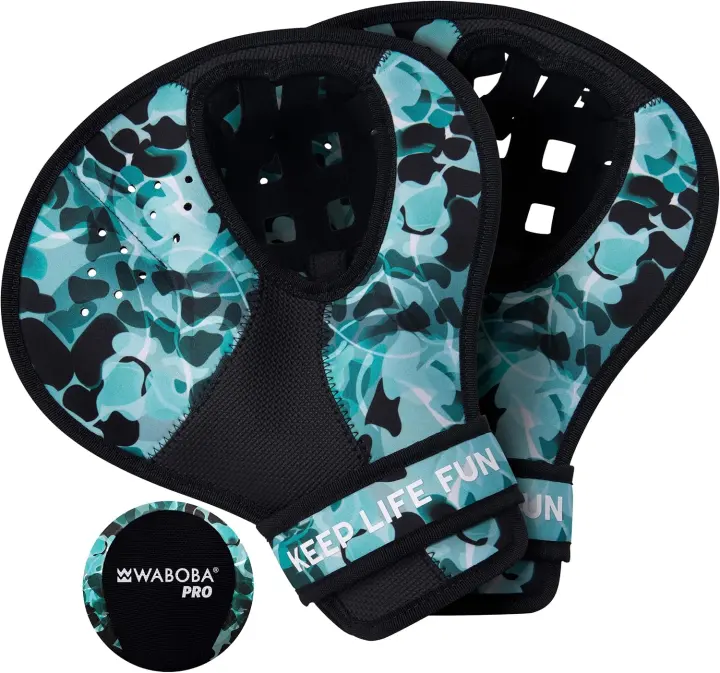 Waboba Catch Water Gloves & Pro Water Bouncing Ball Set