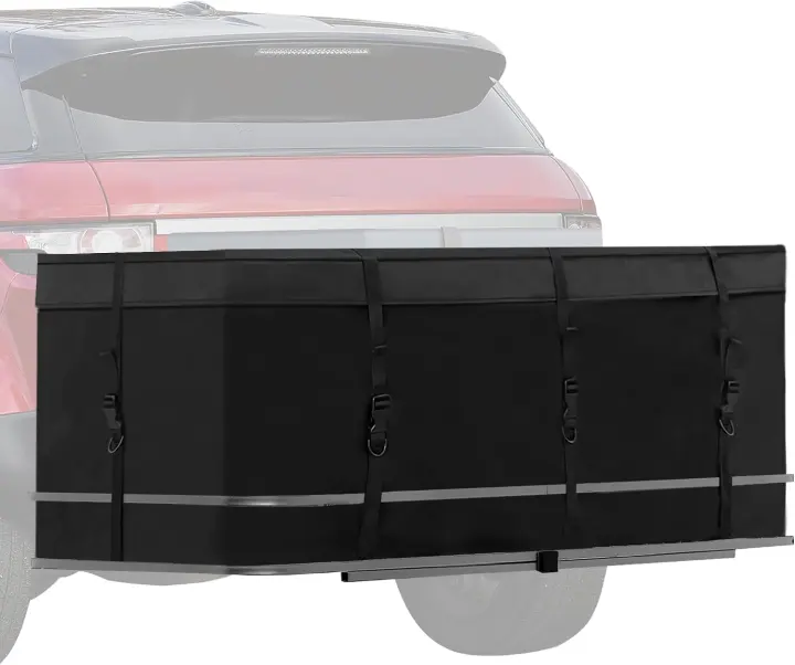 Waterproof Hitch Cargo Carrier Bag — 12.5 Cu Ft Soft-Shell