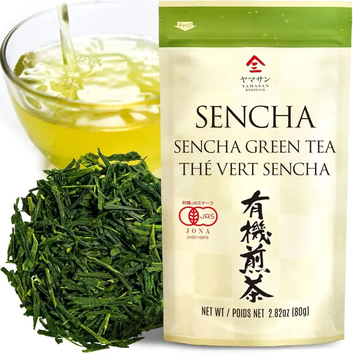 Yamasan Kyoto Uji Organic Sencha Loose-Leaf Green Tea — 2.82 oz