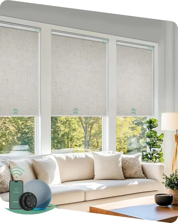 Yoolax Motorized Window Blinds — Remote & Smart-Control Shades